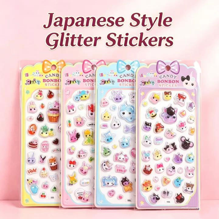 Interior Design School - 3D Unicorn Stickers, Suitable for Kids