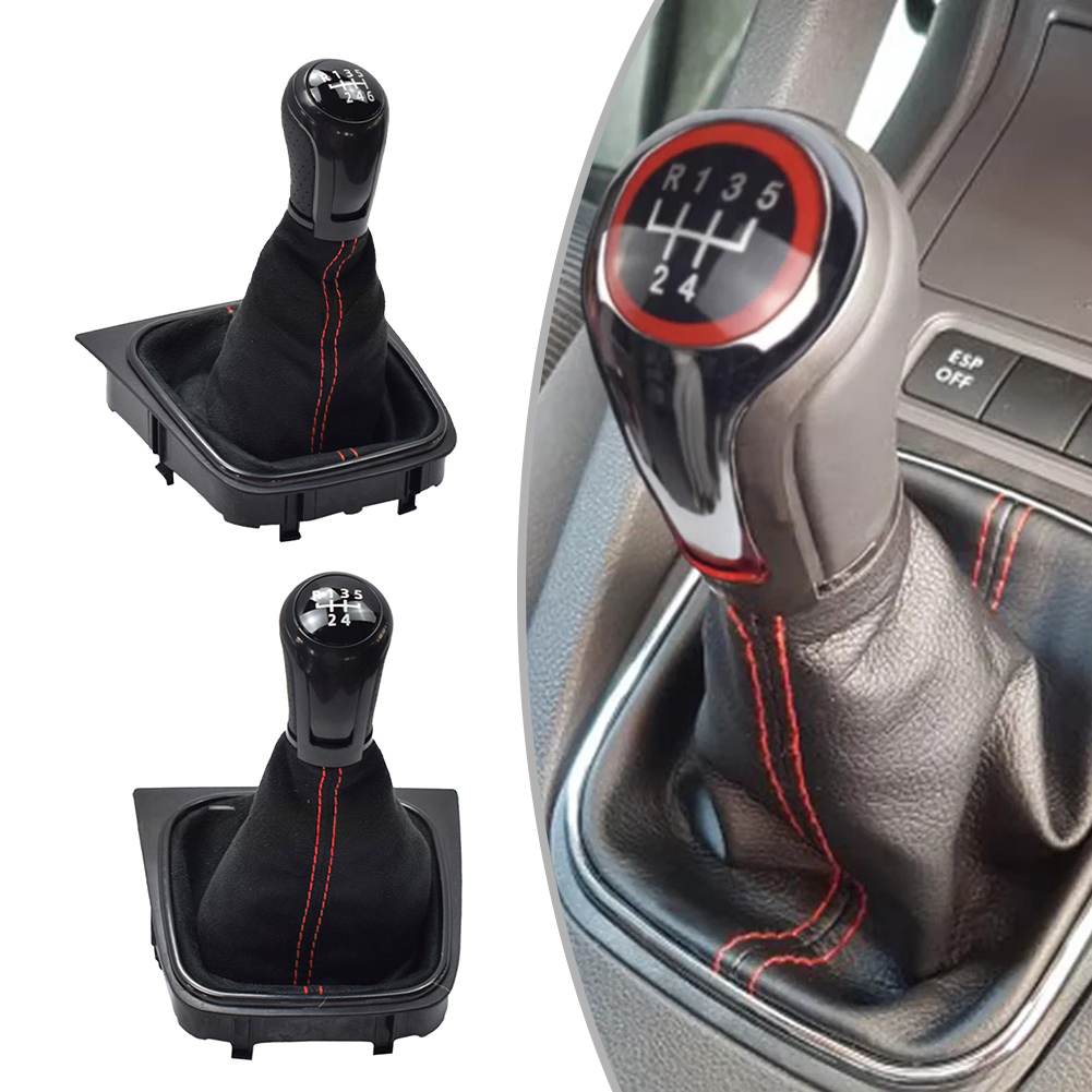 BLACK Leather Gear Shift Knob  - Interior Design Experience recension och pris