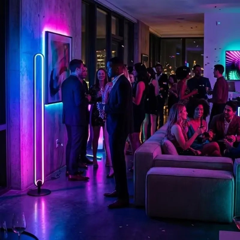 Modern Nordic LED Floor Lamp S - Interior Design Exhibition recension och pris