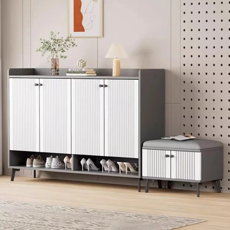 Aesthetic White Shoe Cabinet M - Interior Design Luxury Living Room recension och pris