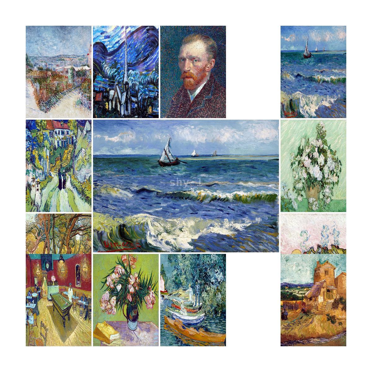 Vincent van Gogh Seascape Post - Interior Design Landscape recension och pris